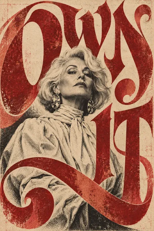 Living Type Portrait Posters