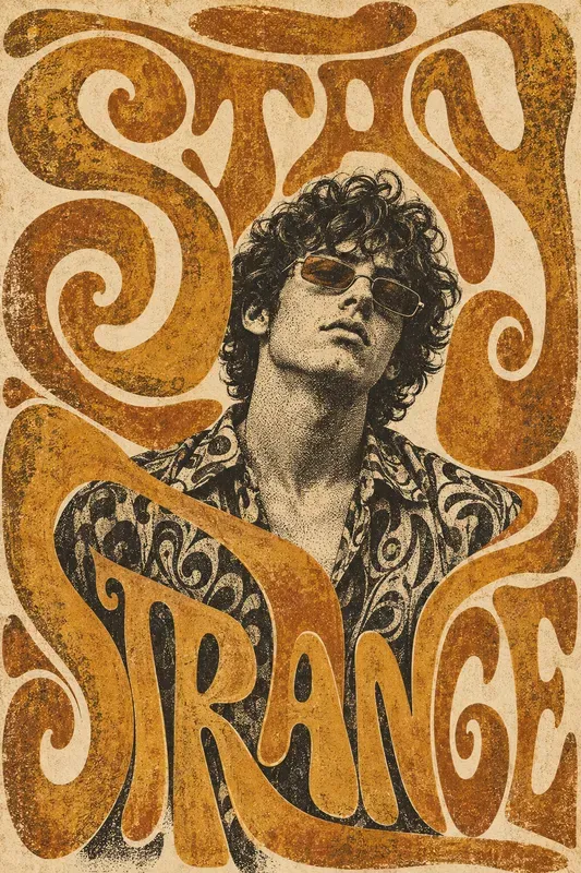 Living Type Portrait Posters
