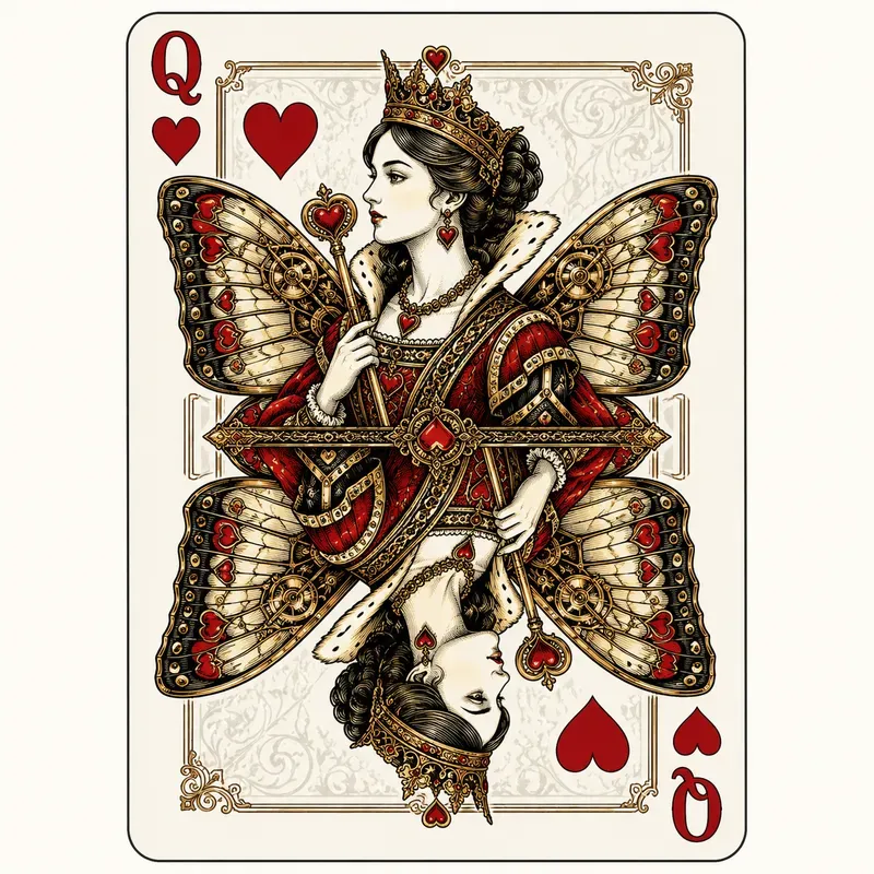 Vintage Royal Card Mashups