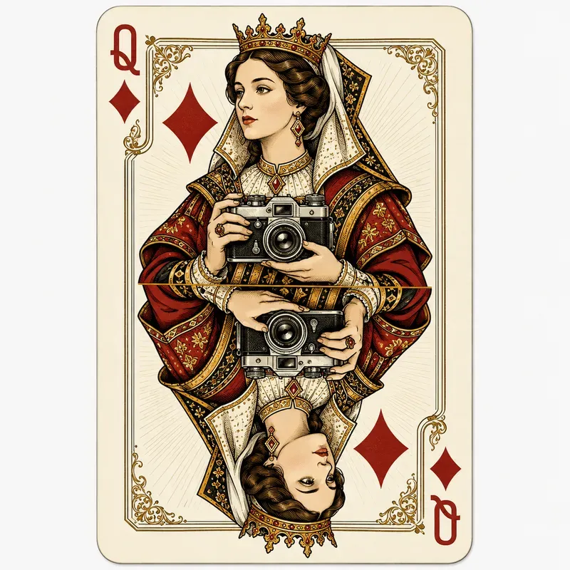 Vintage Royal Card Mashups