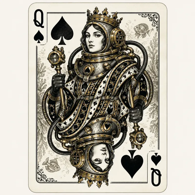 Vintage Royal Card Mashups