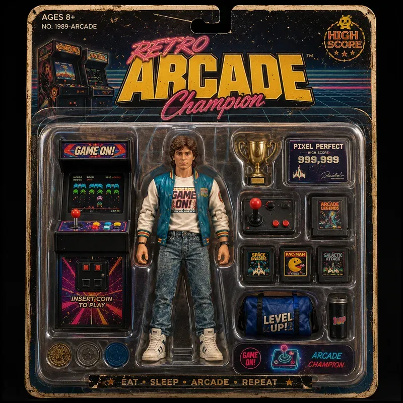 Retro Collectible Action Figure Packs