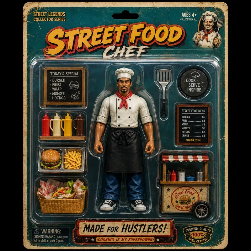 Retro Collectible Action Figure Packs