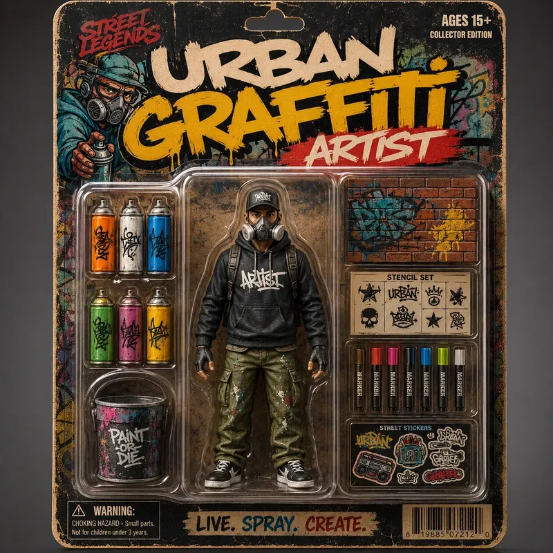 Retro Collectible Action Figure Packs