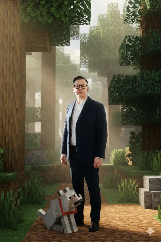 Photoreal People In Minecraft Worlds Go