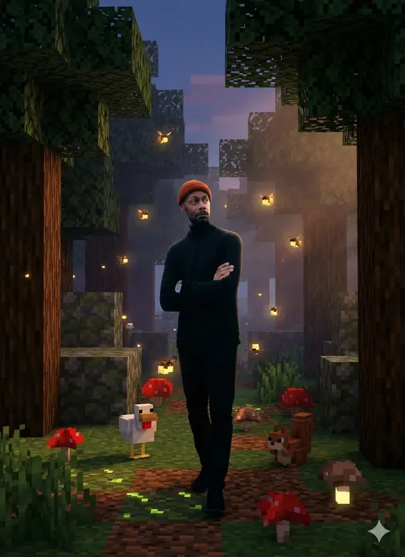 Photoreal People In Minecraft Worlds Go