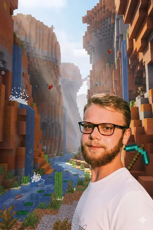 Photoreal People In Minecraft Worlds Go