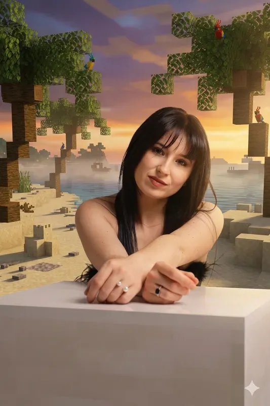 Photoreal People In Minecraft Worlds Go