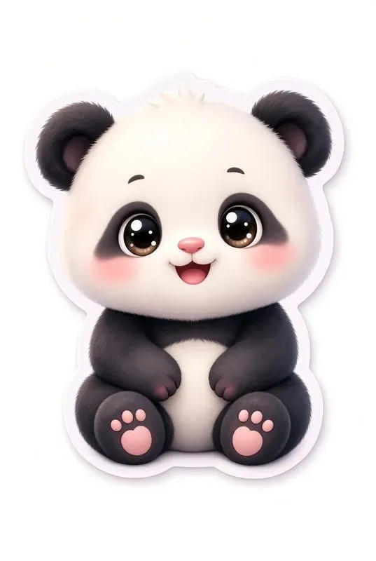 Cute Chubby Animal Stickers