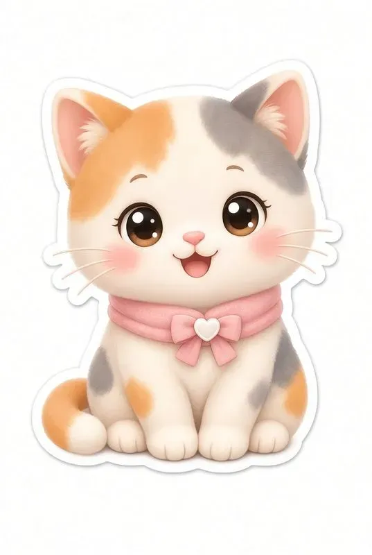 Cute Chubby Animal Stickers