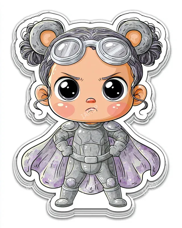 Chibi Diecut Sticker Mascots