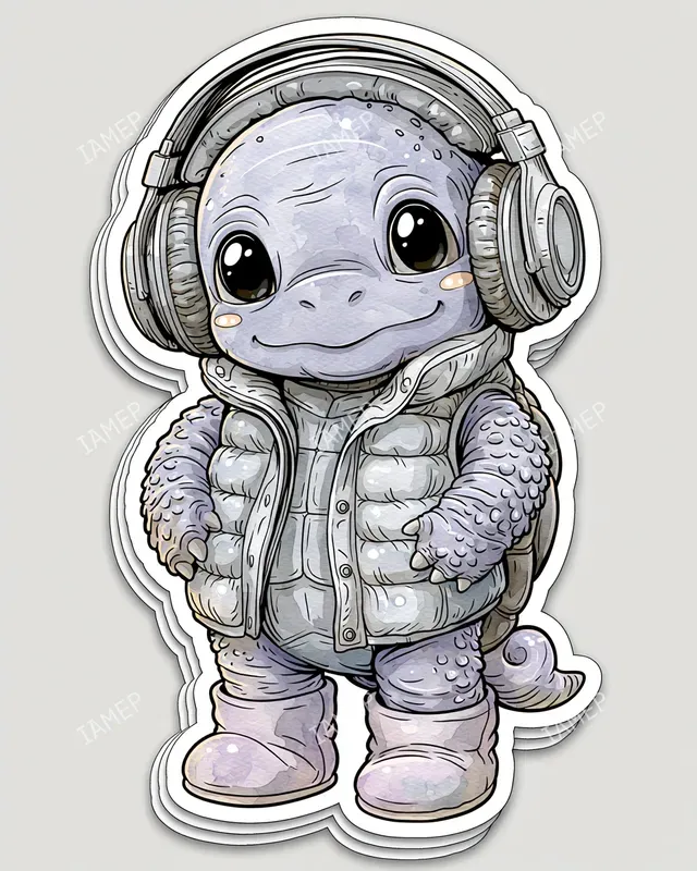 Chibi Diecut Sticker Mascots