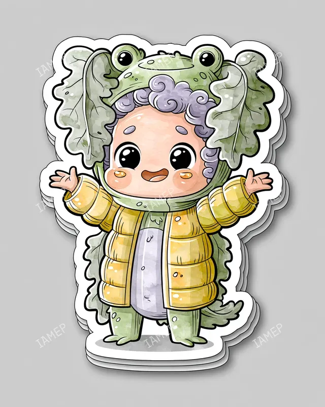 Chibi Diecut Sticker Mascots