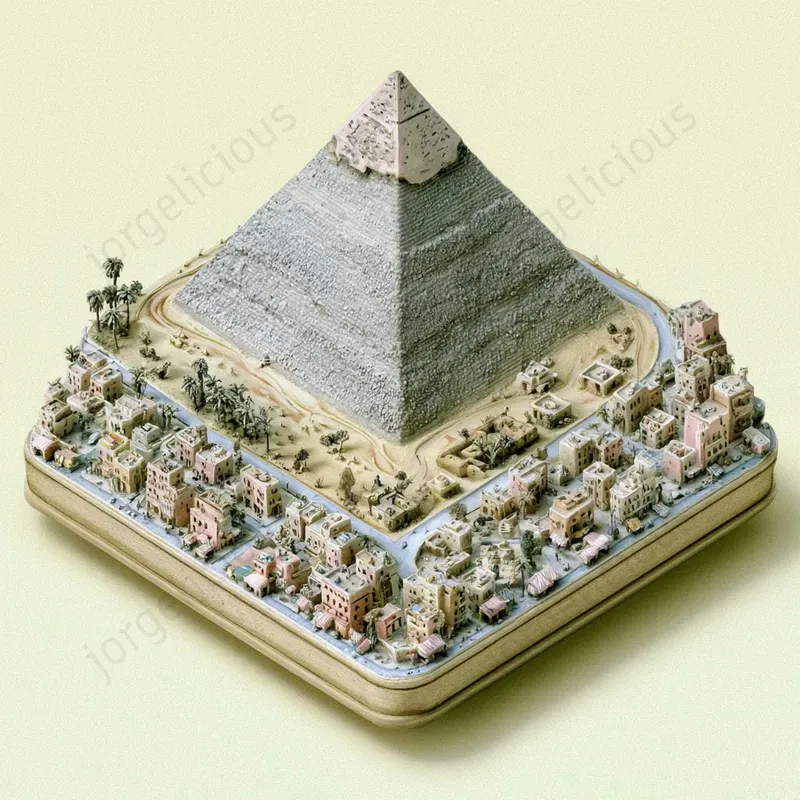 Miniature Landmark City Dioramas