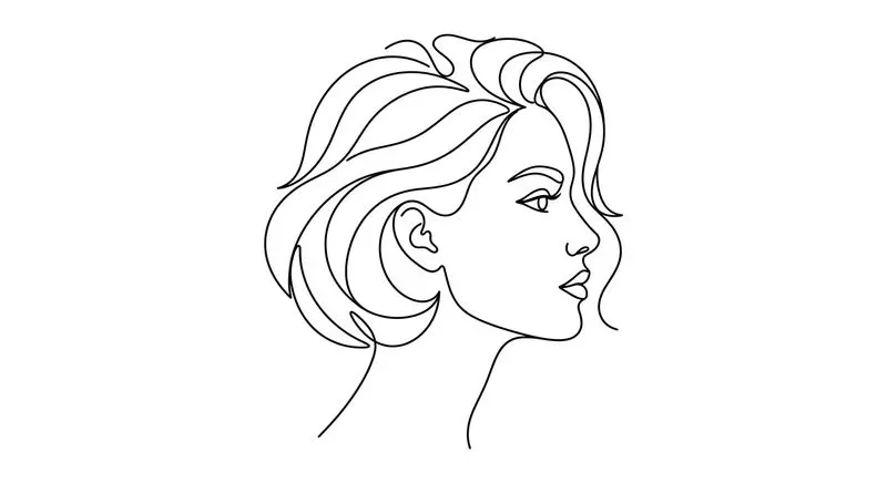 Minimalist Continuous Line Art Vectors