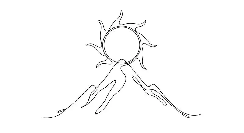 Minimalist Continuous Line Art Vectors
