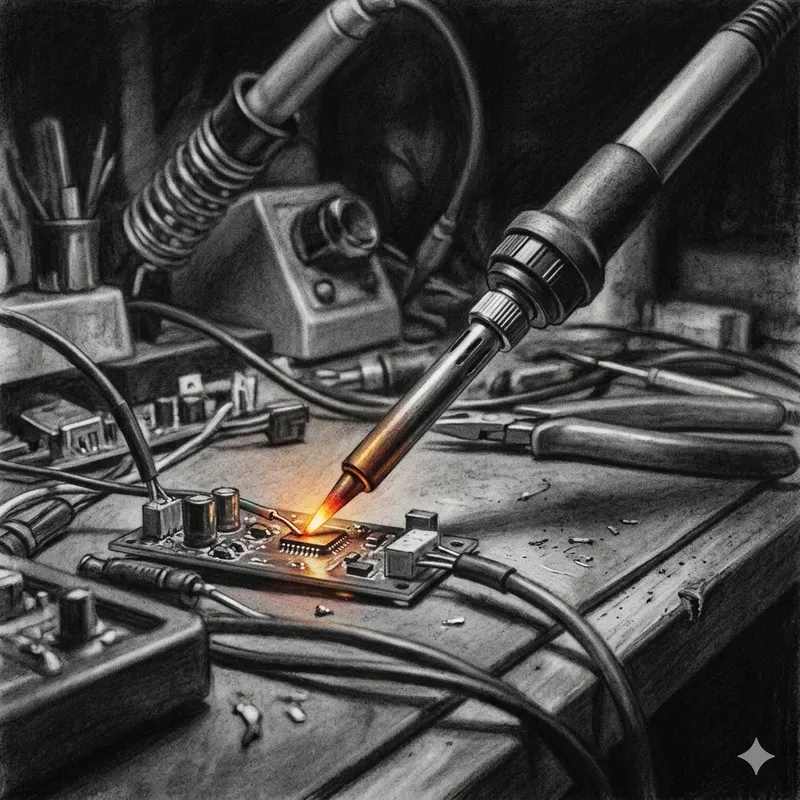 Charcoal Art With Selective Colors