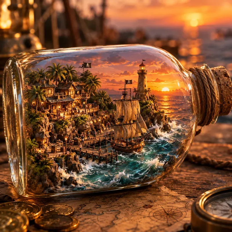 Tiny Worlds Inside Objects