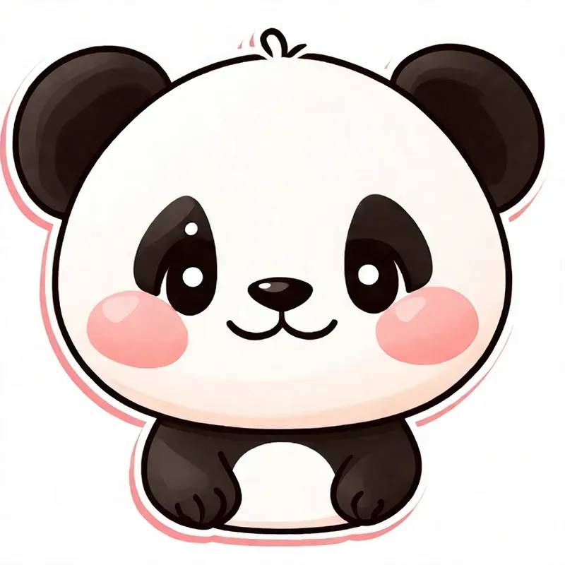 Cute Animal Sticker Illustrations