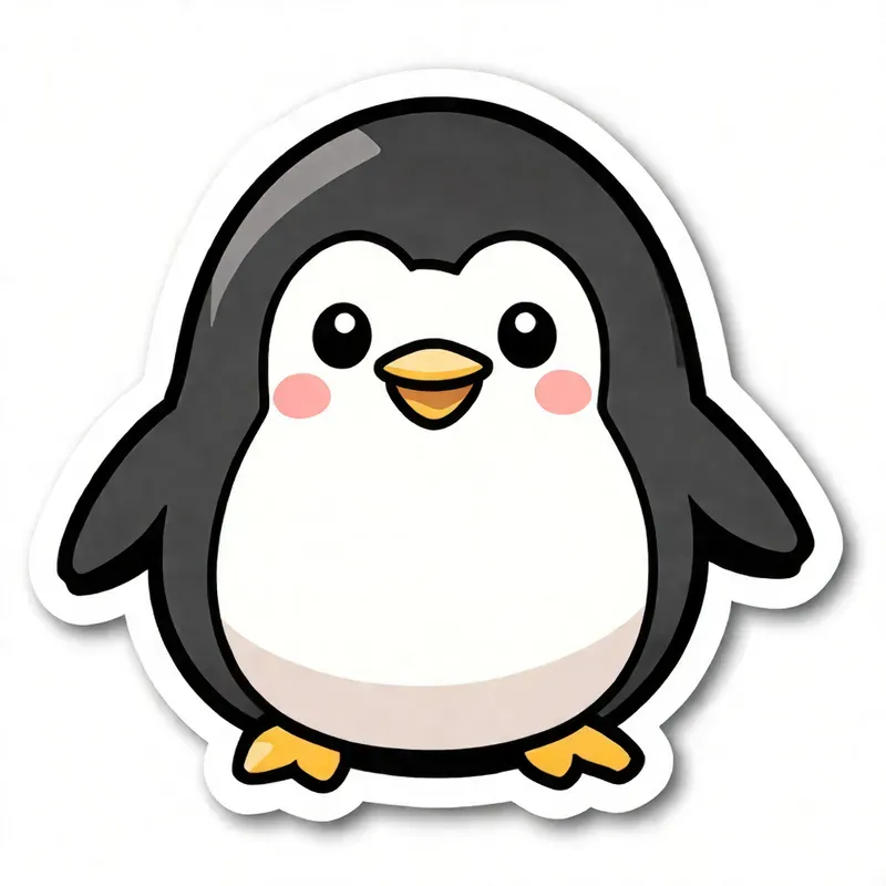 Cute Animal Sticker Illustrations