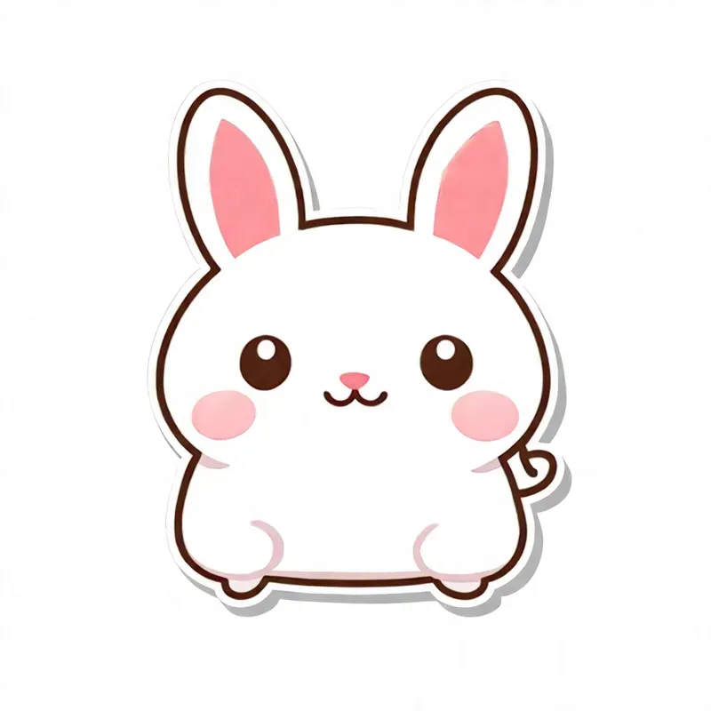 Cute Animal Sticker Illustrations