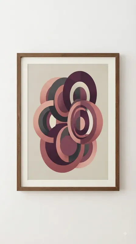 Midcentury Geometric Wall Art