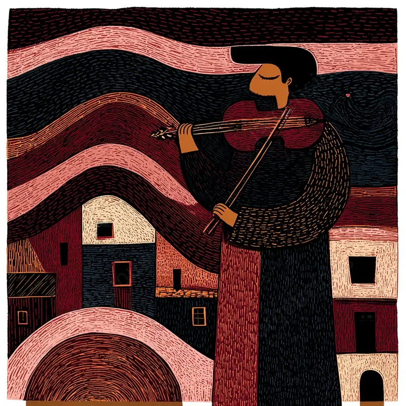 Decorative Folk Print Art