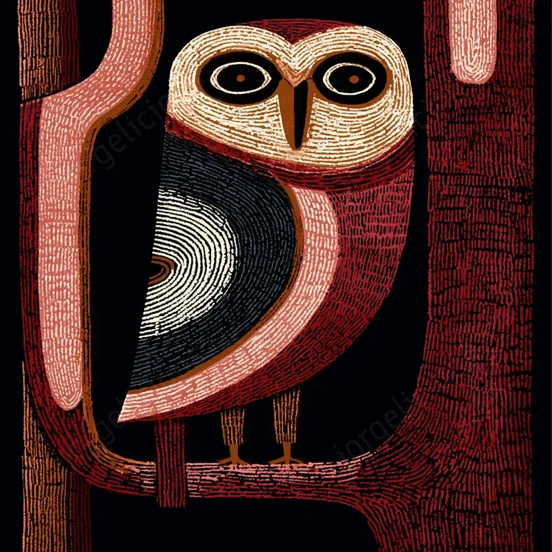 Decorative Folk Print Art