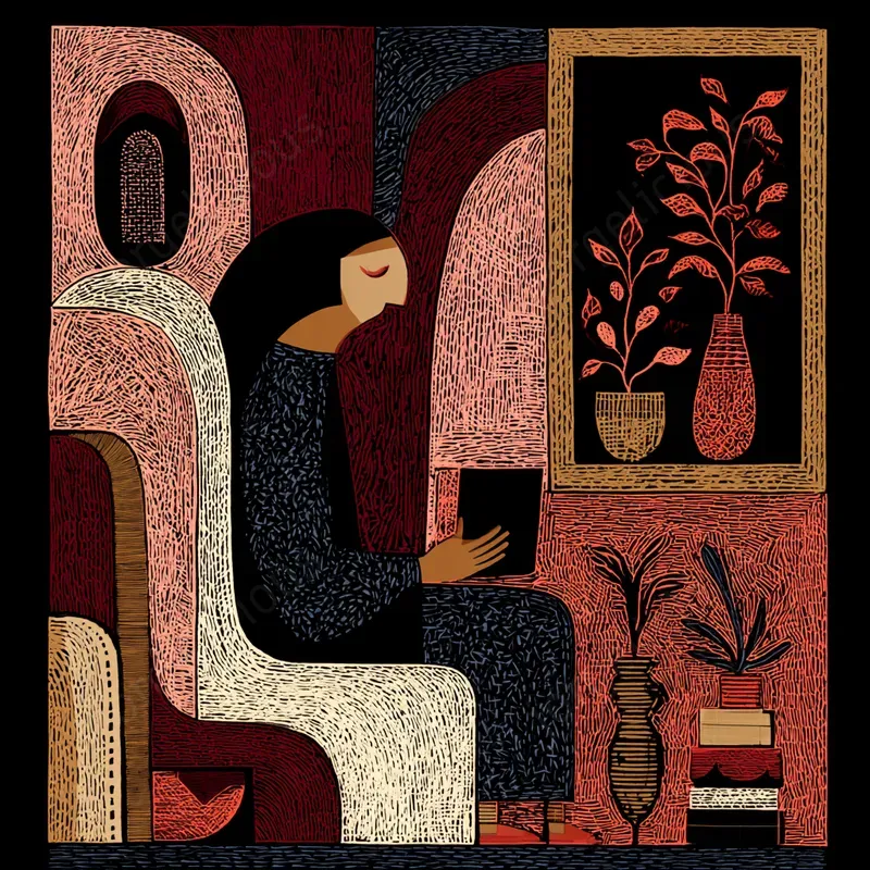 Decorative Folk Print Art