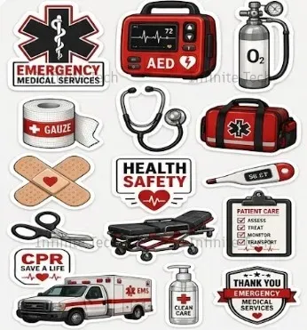 Cozy Profession Sticker Sheet Generator