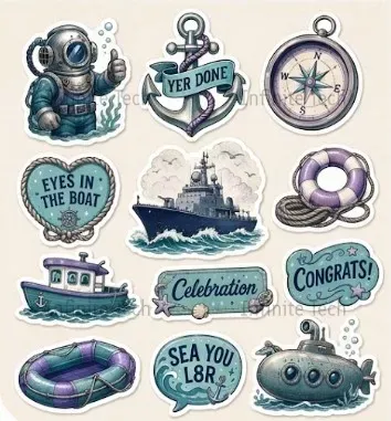 Cozy Profession Sticker Sheet Generator