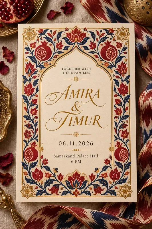 Silk Road Luxury Wedding Stationery Kits