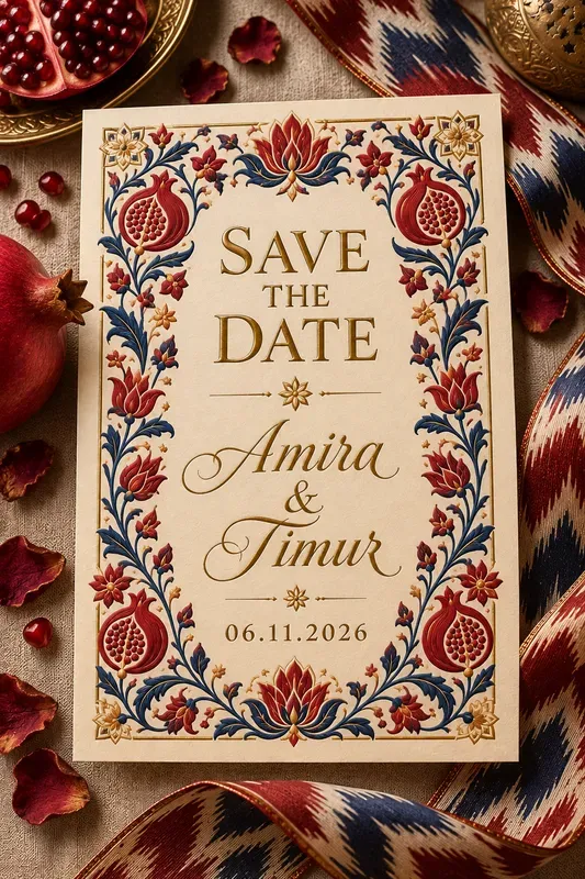 Silk Road Luxury Wedding Stationery Kits