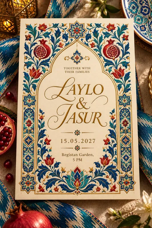 Silk Road Luxury Wedding Stationery Kits