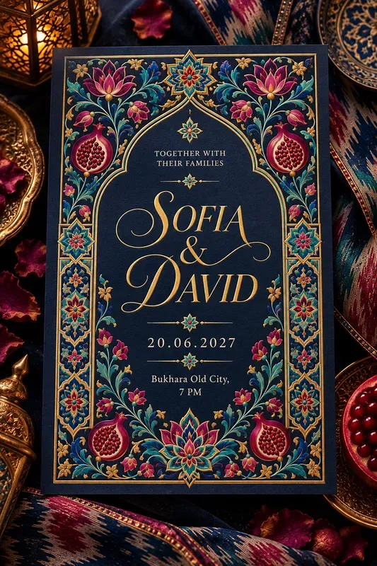 Silk Road Luxury Wedding Stationery Kits