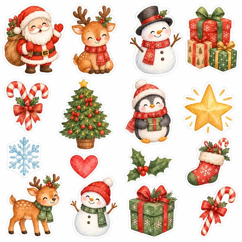 Watercolor Sticker Sheets