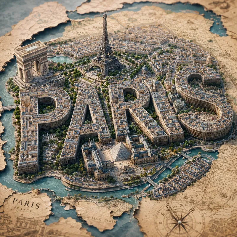 Epic City Typography Map Worlds