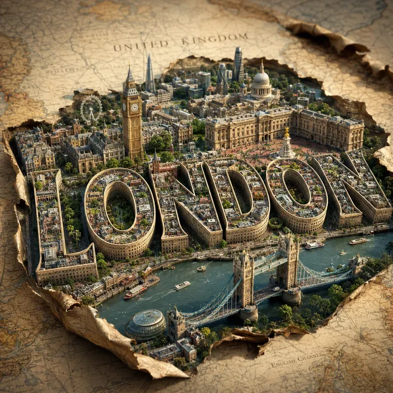 Epic City Typography Map Worlds