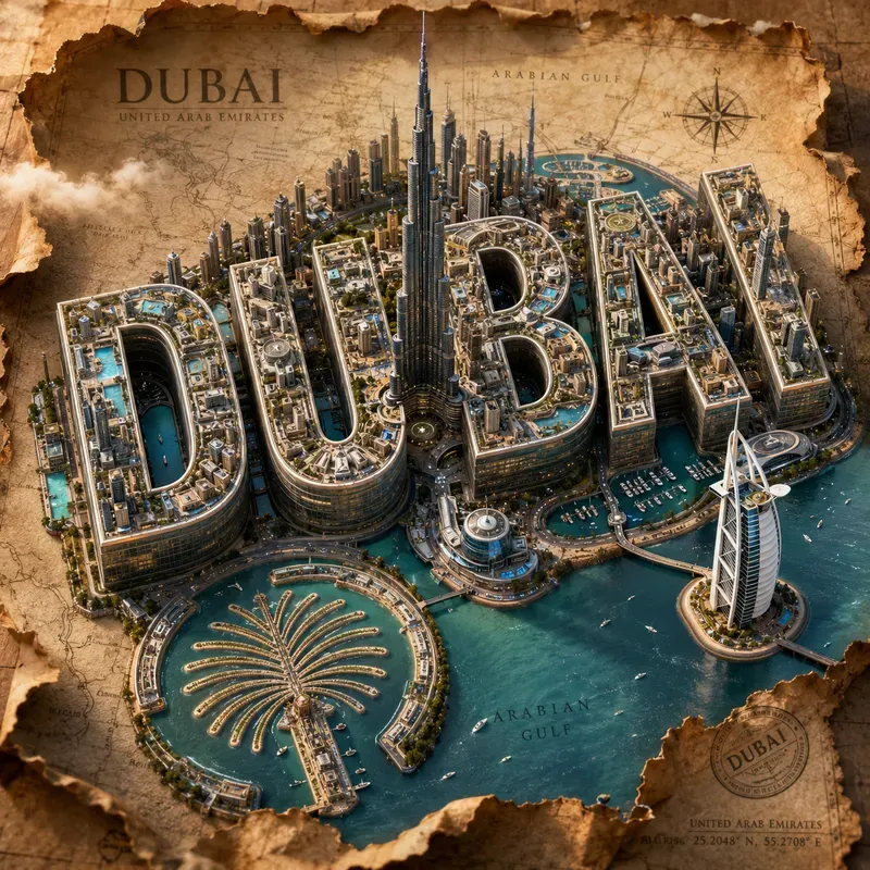 Epic City Typography Map Worlds