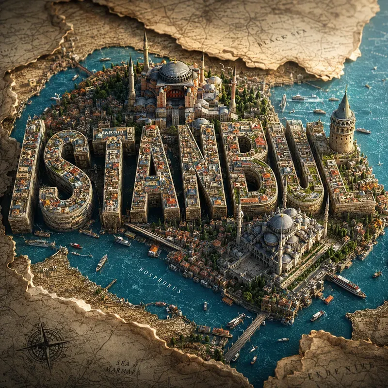 Epic City Typography Map Worlds