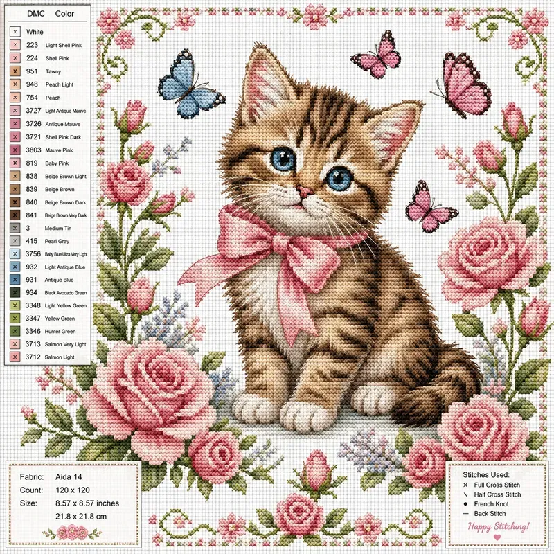 Cute Animals Cross Stitch Patterns