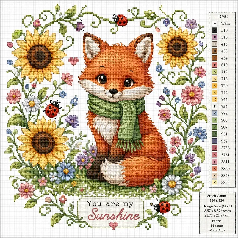 Cute Animals Cross Stitch Patterns