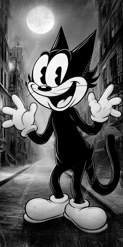 Vintage 1930s Rubber Hose Cartoons
