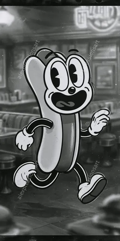 Vintage 1930s Rubber Hose Cartoons