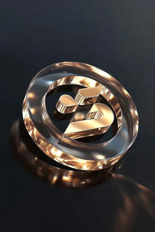 Gold Glass Logos 8K