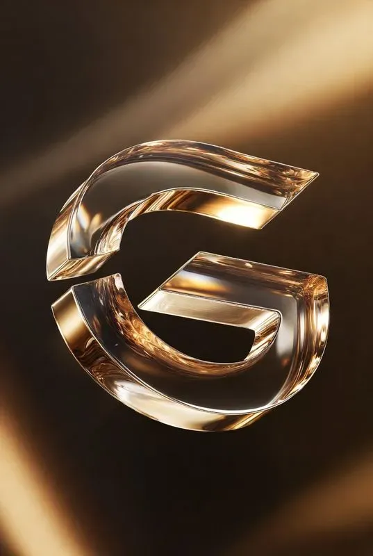 Gold Glass Logos 8K