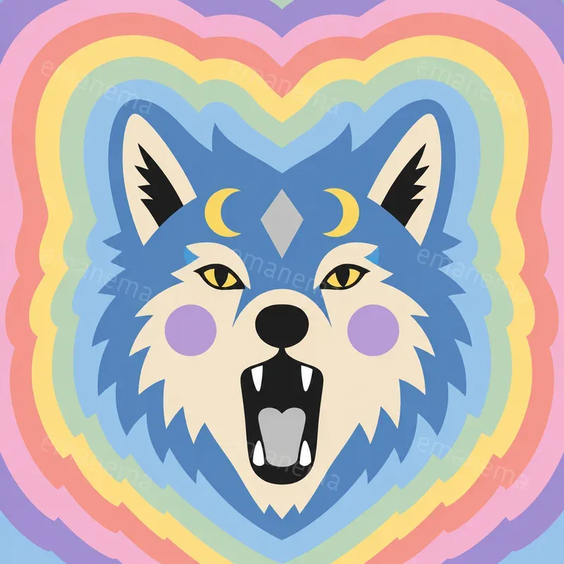 Pastel Psychedelic Pop Art Illustrations
