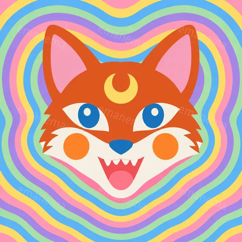 Pastel Psychedelic Pop Art Illustrations