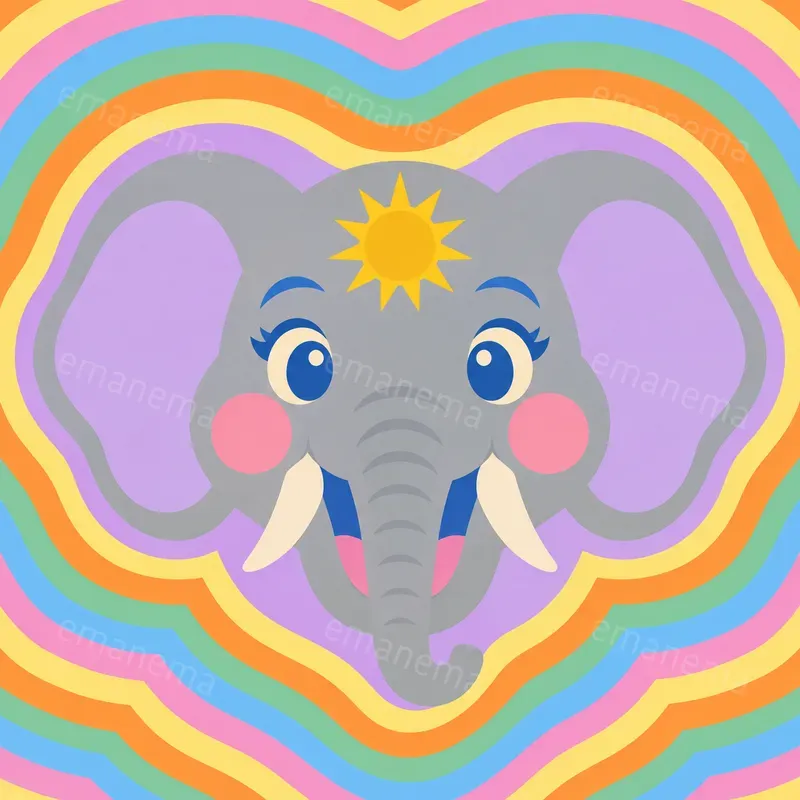 Pastel Psychedelic Pop Art Illustrations