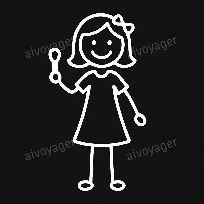 Family Stick Figure Stickers